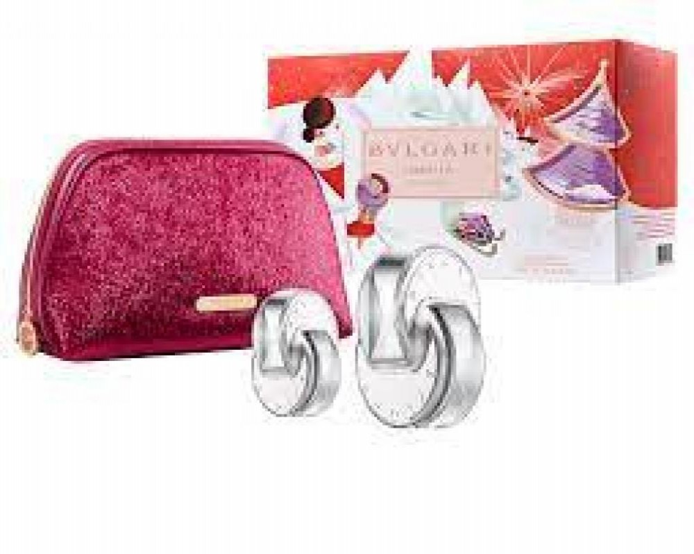 Kit Bulgari Omnia Crystaline + 15 + Pouch