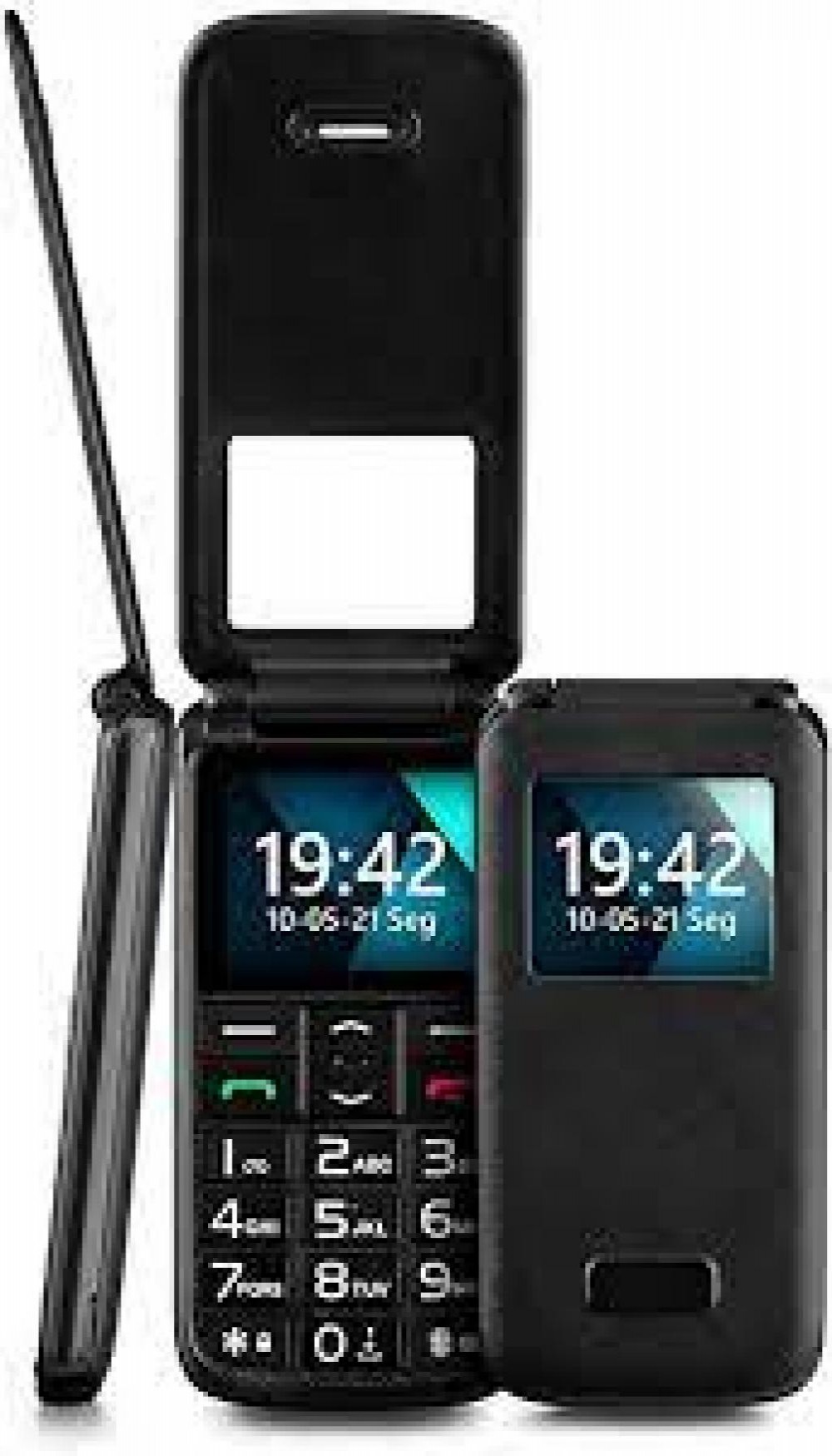 Celular Multilaser Flip Vita P9142 2.4" Preto Anatel