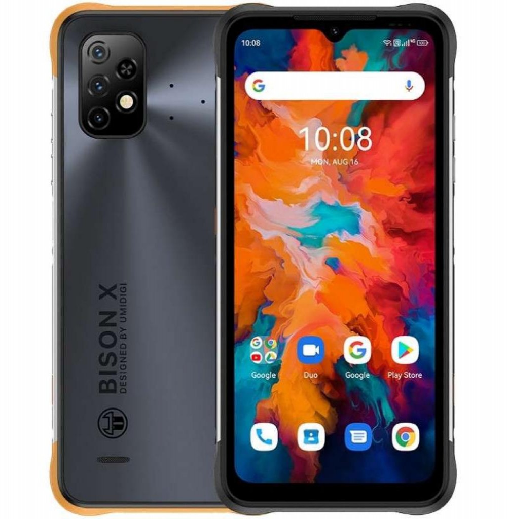 Celular Umidigi Bison 6/128GB LTE Laranja