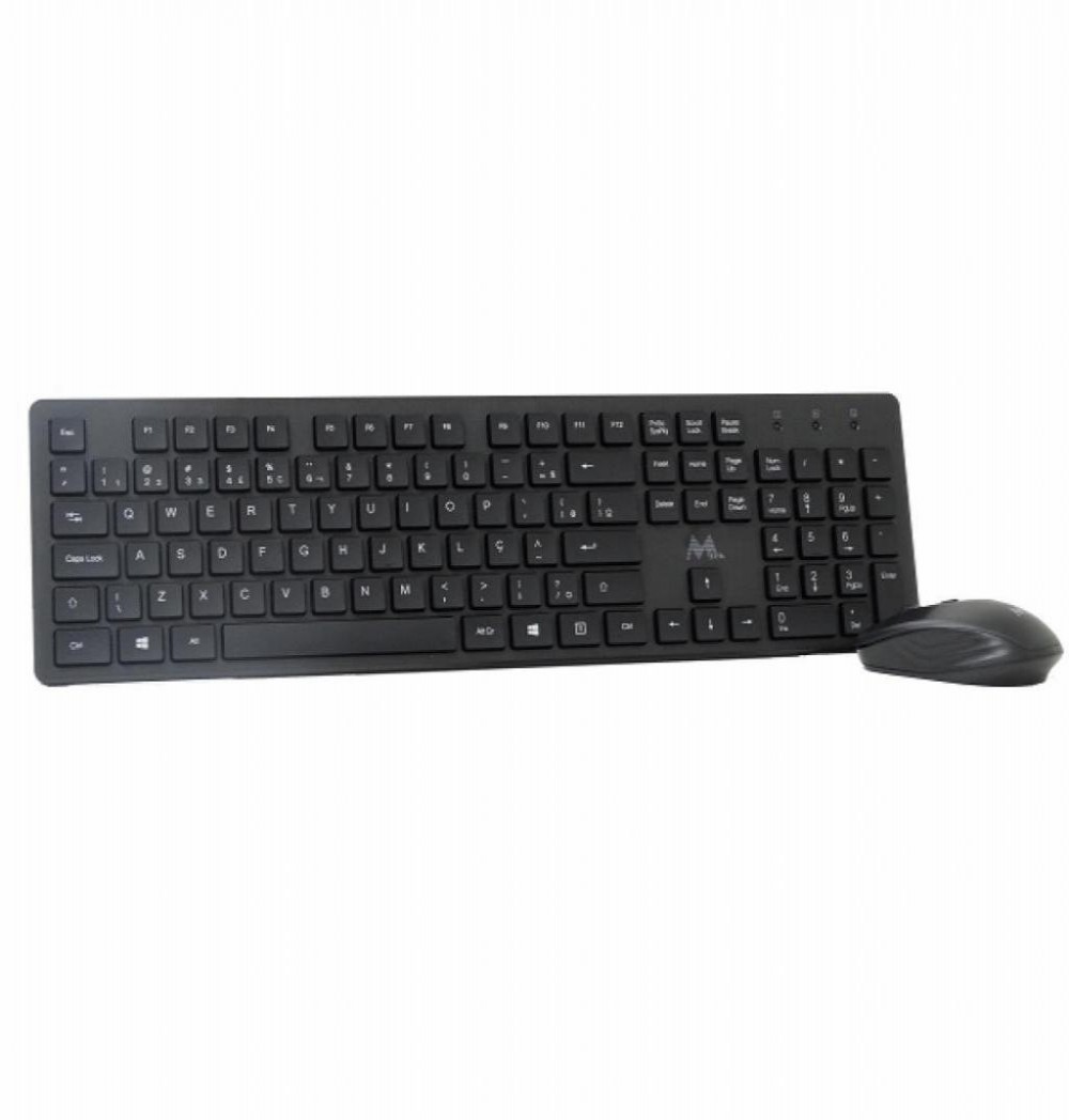 Teclado USB MTEK KM5239 com Mouse Sem Fio Portugues