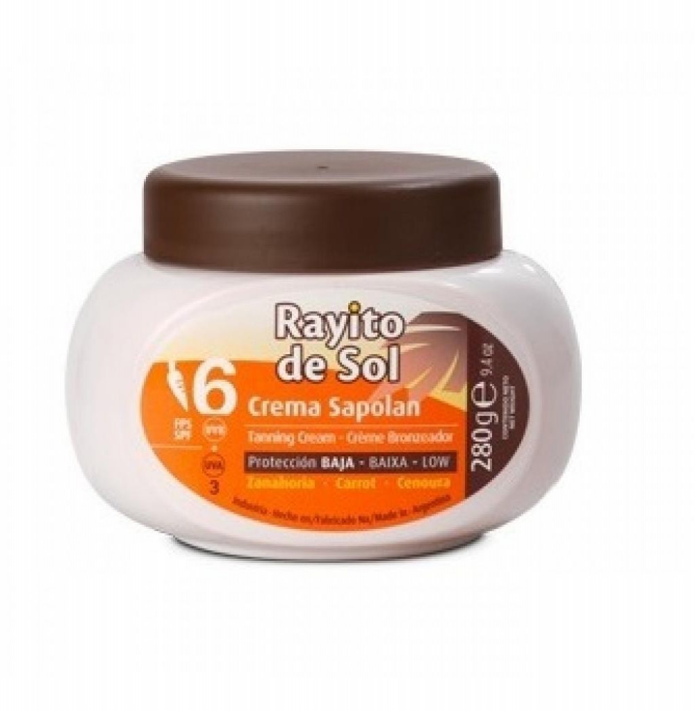 Bronzeador Rayito De Sol Creme Sapolan 280gr