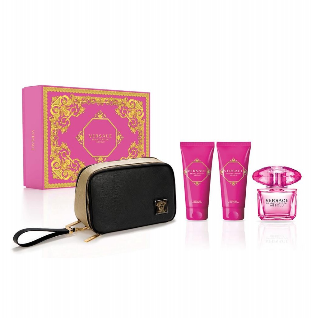 Kit Versace Bright Cristal FEM 90ML + SG+BL+NECESE