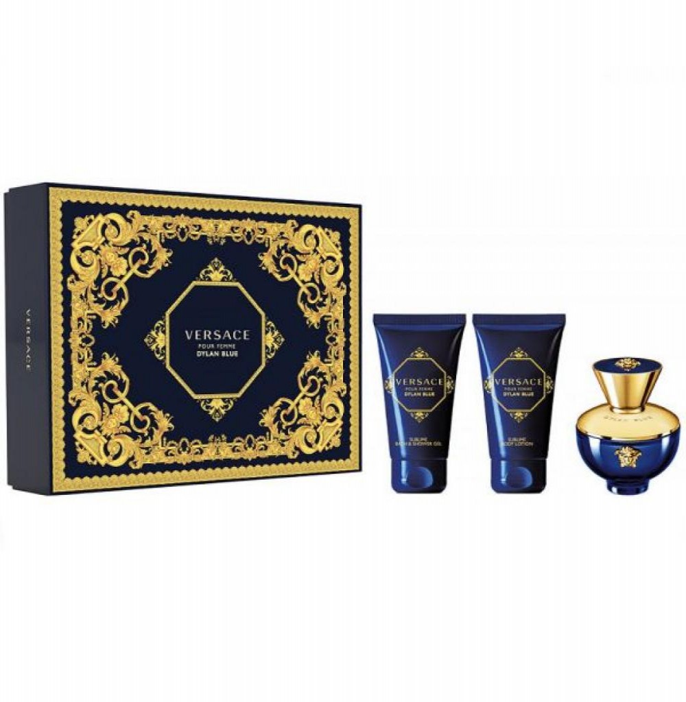 Kit Versace Dylan Blue EDP FEM 100ML +SG+BL+NECESE