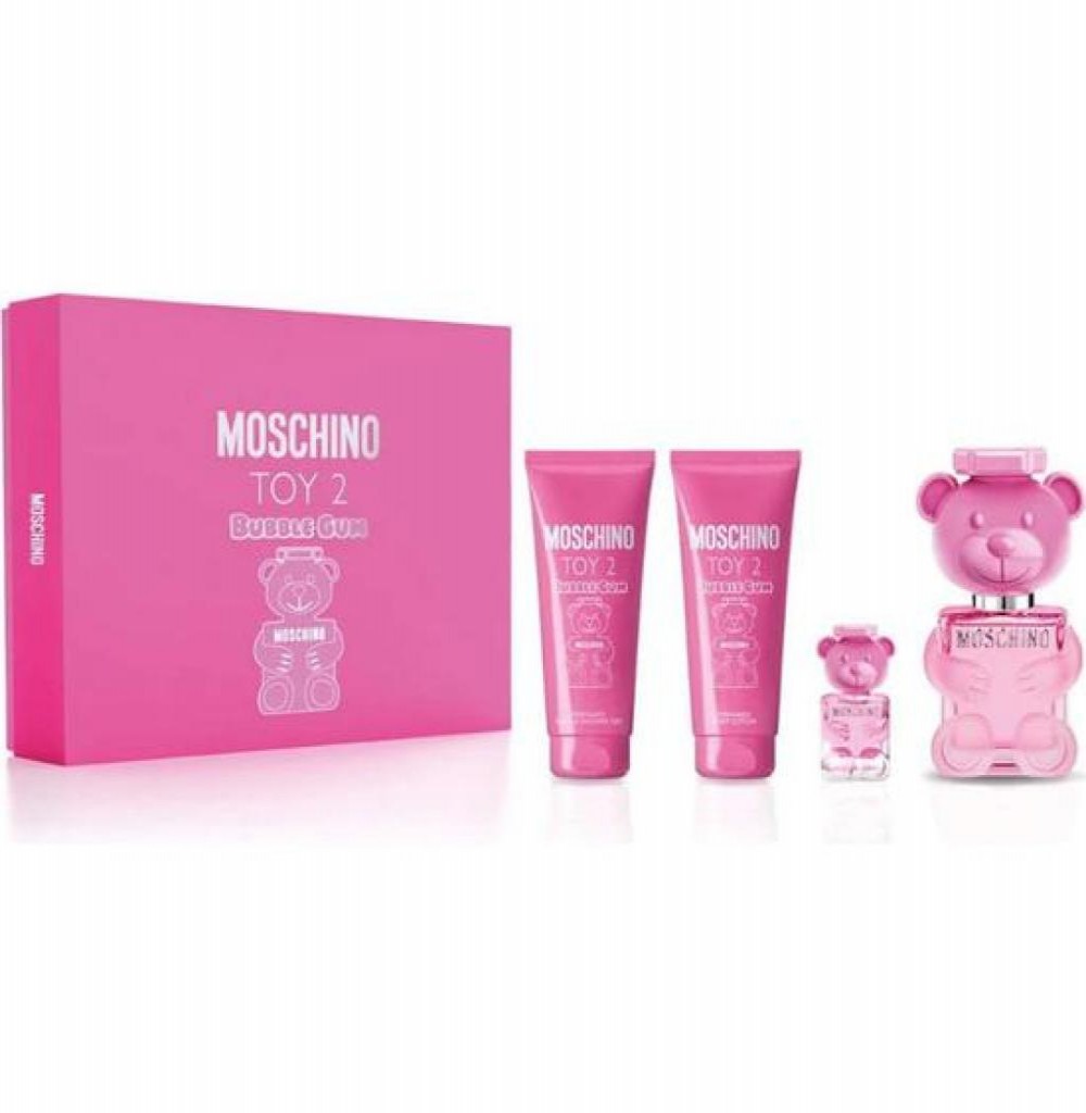 Kit Moschino Toy 2 Bubble Gum 100ML + SG + BL + MI