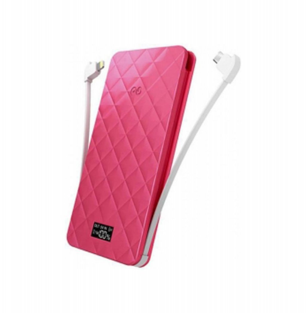 Carregador Portátil IWALK UBO10000 10000MAH Rosa