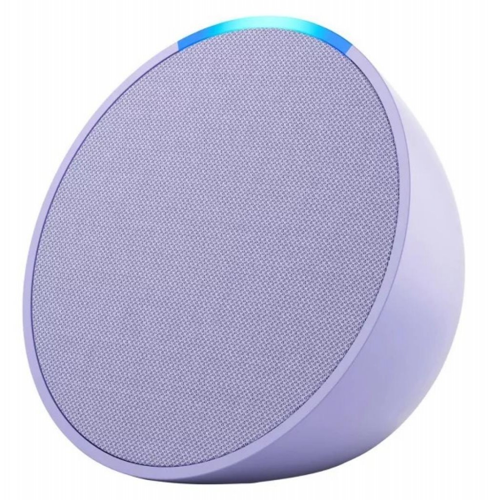 Caixa De Som Amazon Echo Pop Alexa 1a Lavanda 