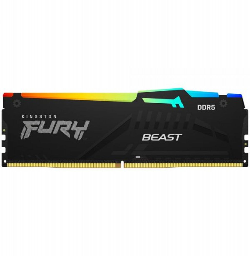 Memória DDR5 8GB 4800 Kingston Fury Beast RGB
