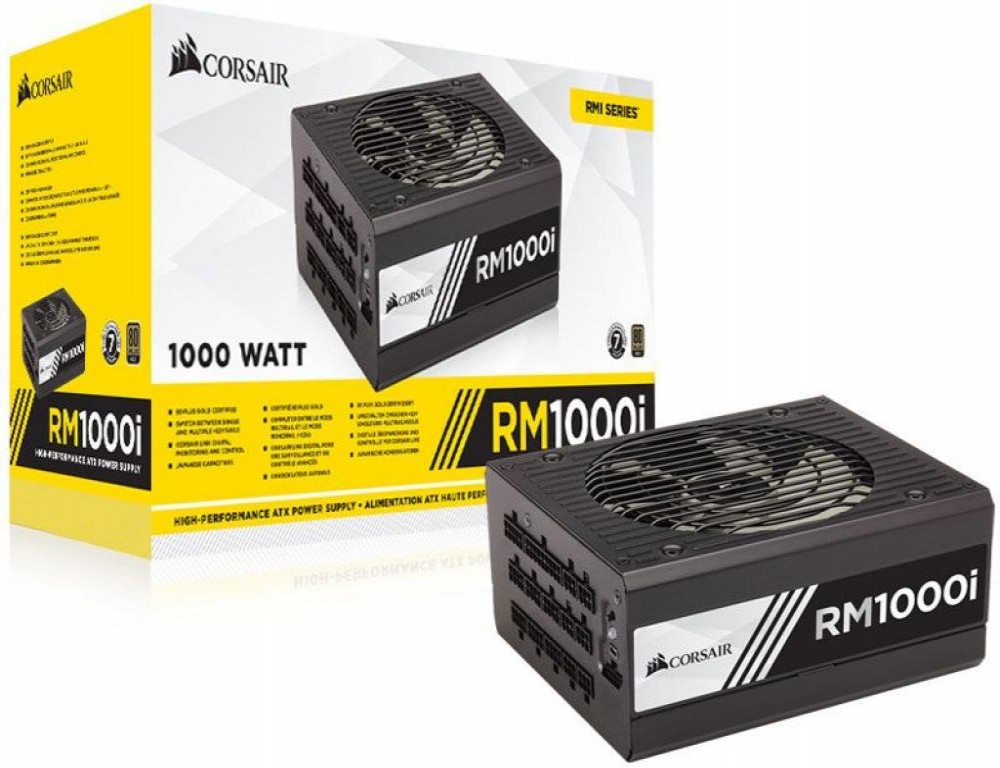 Fonte 1000W Corsair RM1000I Gold 80 Plus