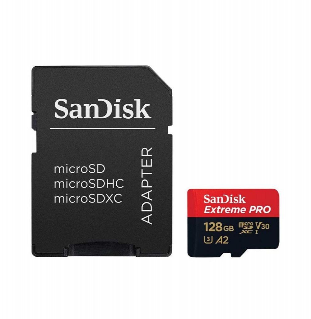 Cartão de Memória SD Micro 128GB Sandisk Extreme Pro 200-90MB (SDSQXCD-128G)