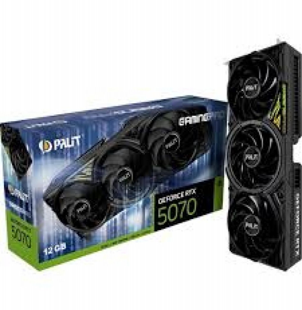 Placa de Video 12GB EXP. GF-RTX5070 Palit Gaming Pro NE75070019K9