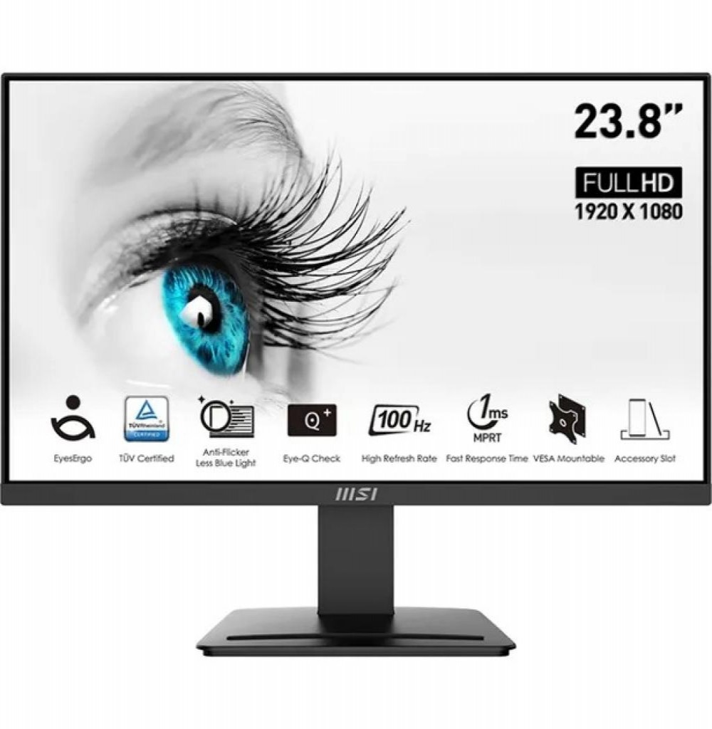 Monitor Led 23.8" Msi Pro MP242L FHD IPS 1MS DP/HDMI  9S6-3PD5CT-00  