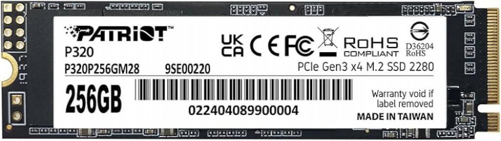 HD SSD M.2  256GB Patriot P320P256GM28 NVME