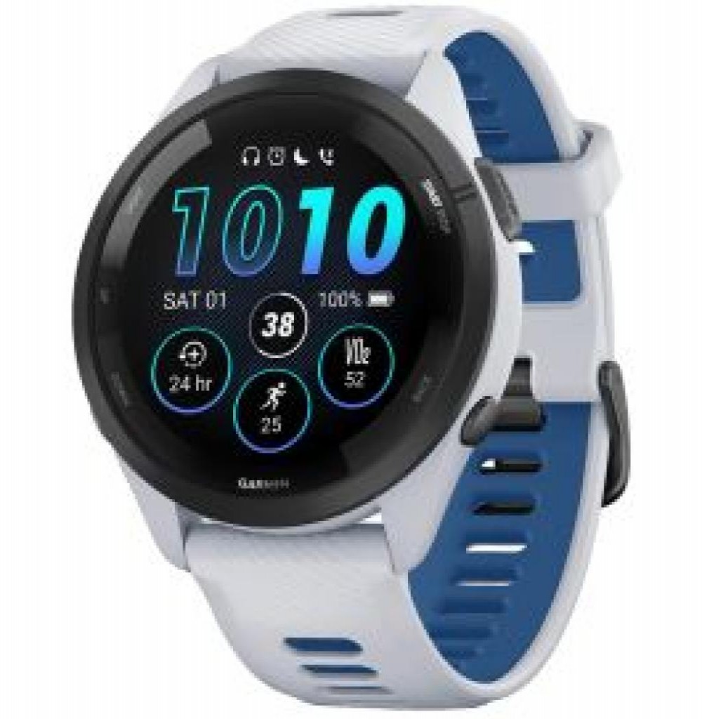 Relógio Garmin Forerunner 265 Whitestone Blue 010-02810-01