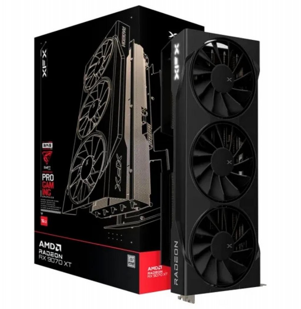 Placa De Vídeo 16GB EXP. RX-9070XT Xfx Swift Gaming Edition RX-97TSWF3B9