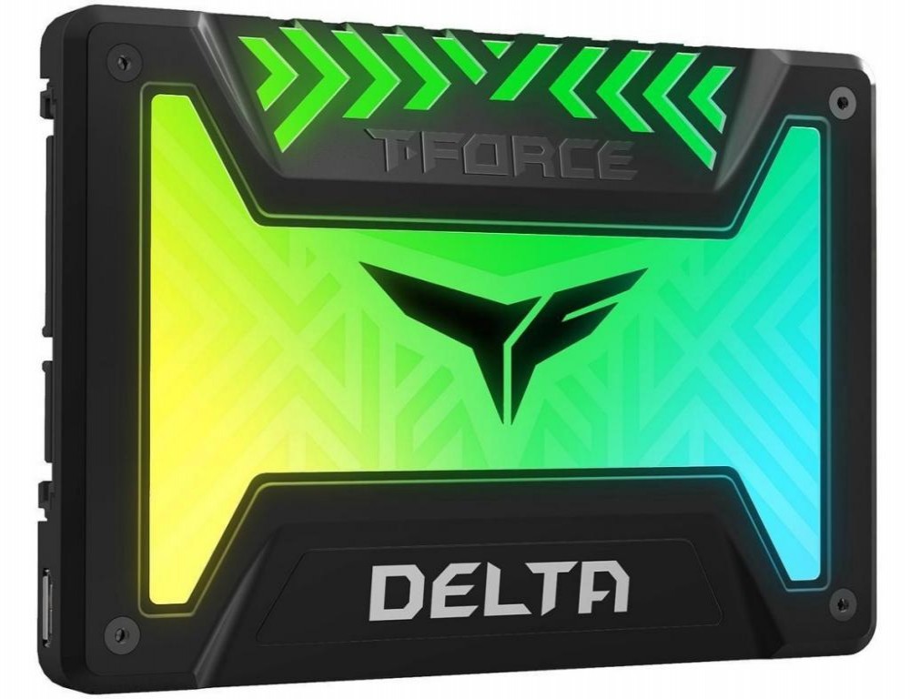 HD SSD SATA3  500GB 2.5" Team Group T-Force Delta RGB Preto