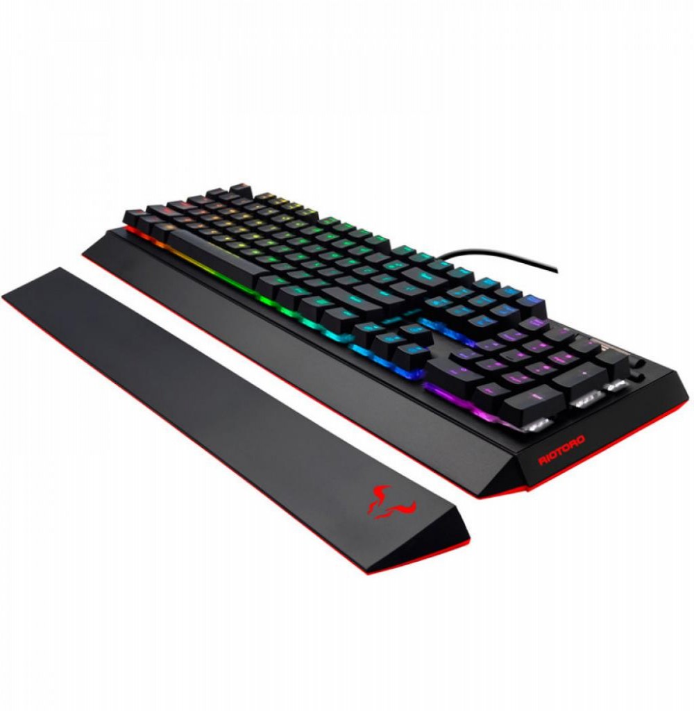 Teclado Riotoro KR700 Xpli Gamer/Gaming Cherry Prism - RGB Preto 