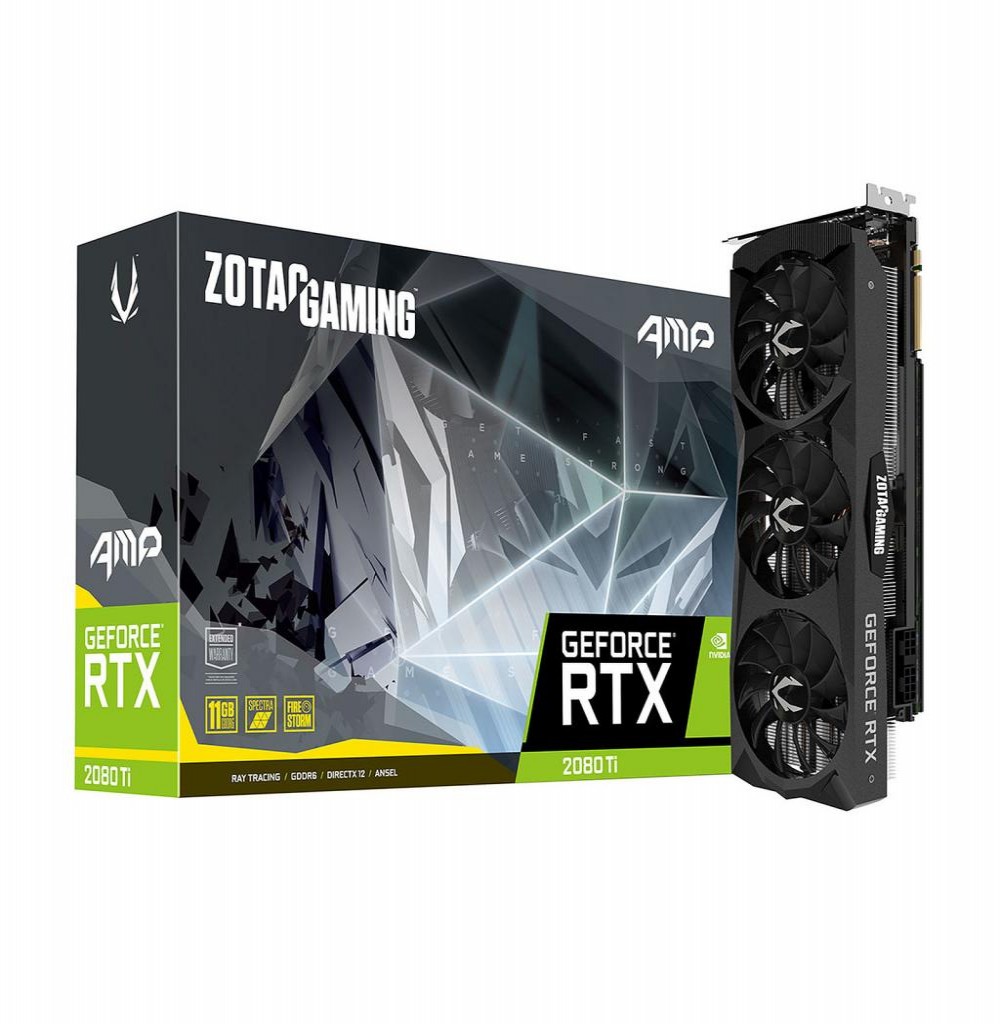 Placa de Vídeo 11GB EXP. GF-RTX2080TI Zotac Twin Gaming DDR6