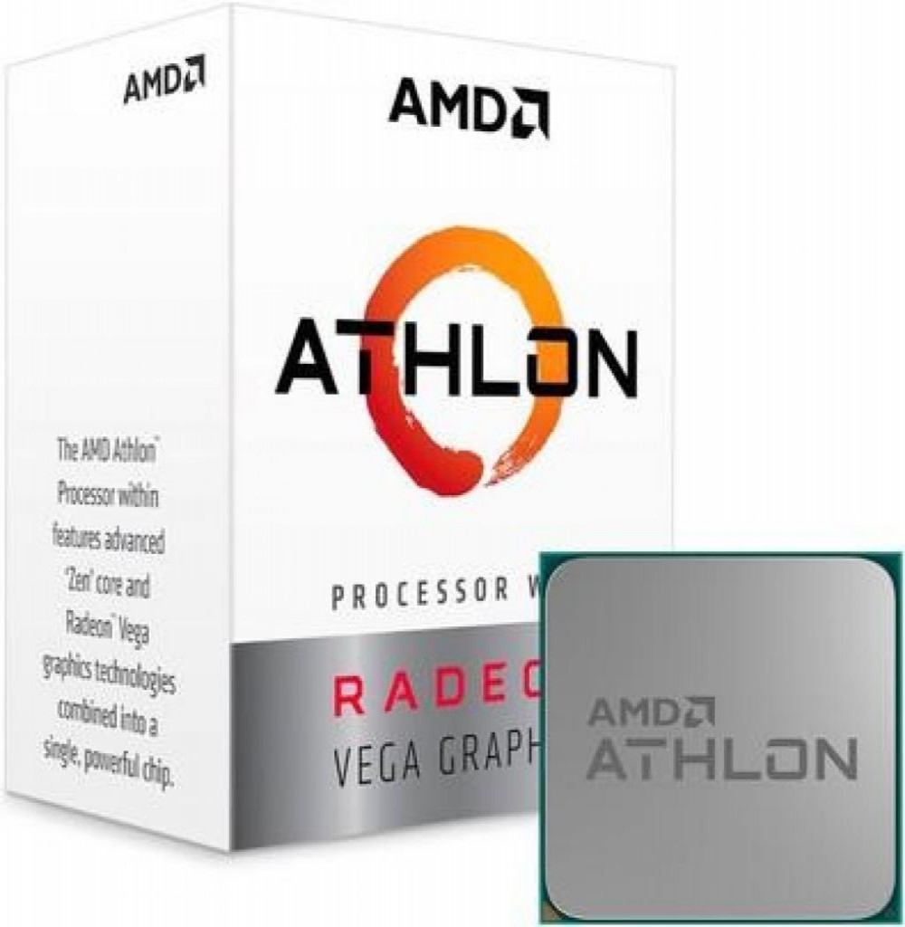 Processador Amd AM4 Atlhon 3000G VegA 3.5GHZ 4MB