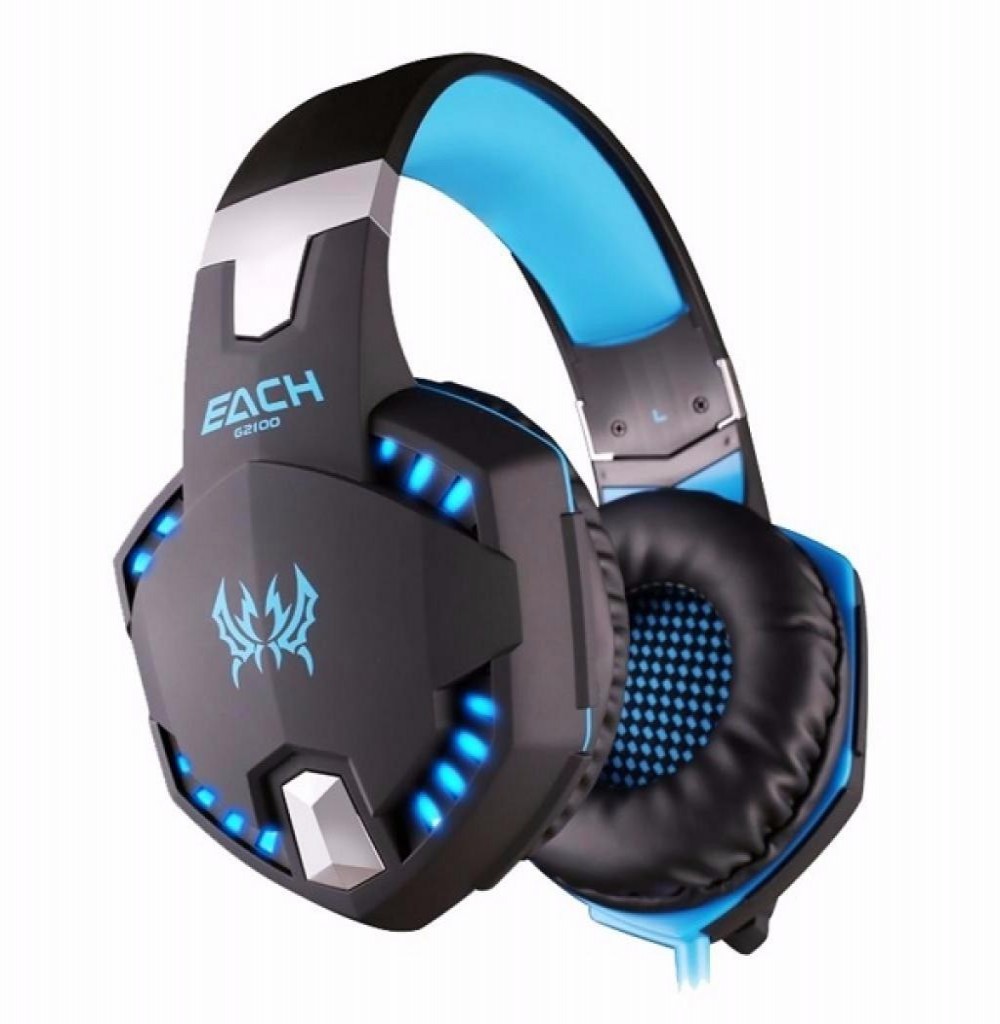 Fone Kotion Each G2100 Gaming Azul/Preto