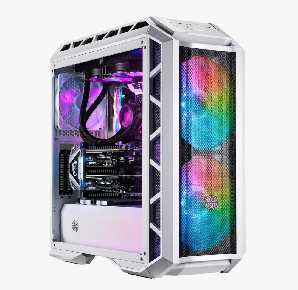 Gabinete Cooler Master MasterCase H500P GunMetal White MCM-H500P-WGNN