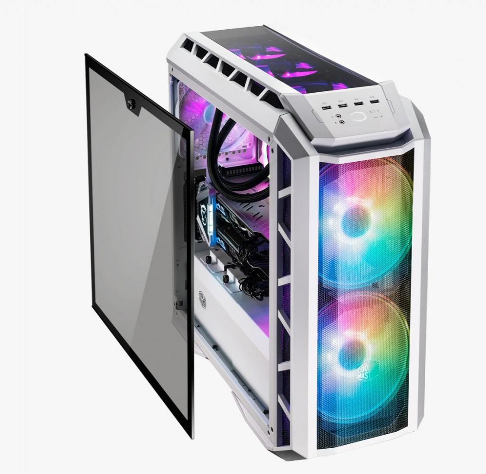 Gabinete Cooler Master MasterCase H500P GunMetal White MCM-H500P-WGNN