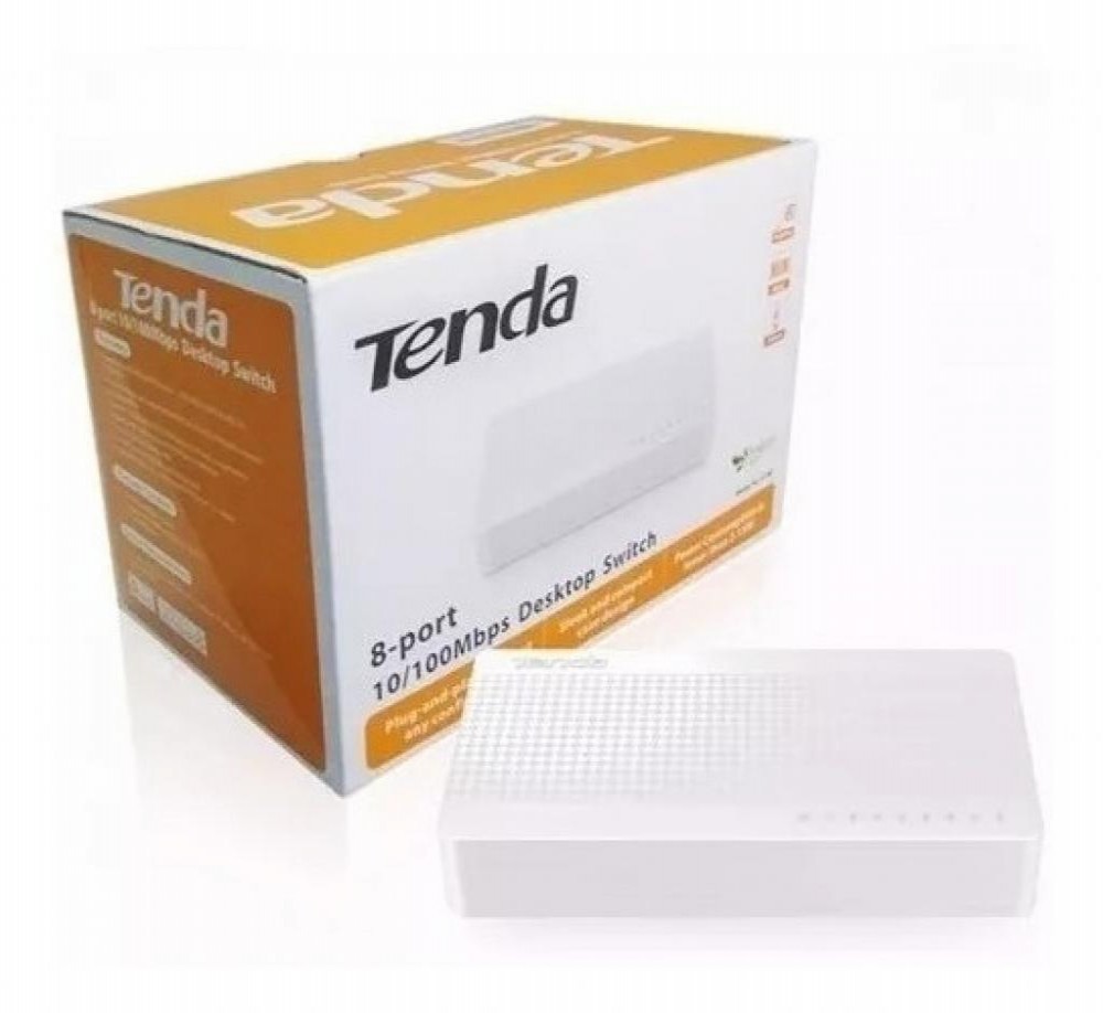 Hub 8 Portas Tenda S108 10/100