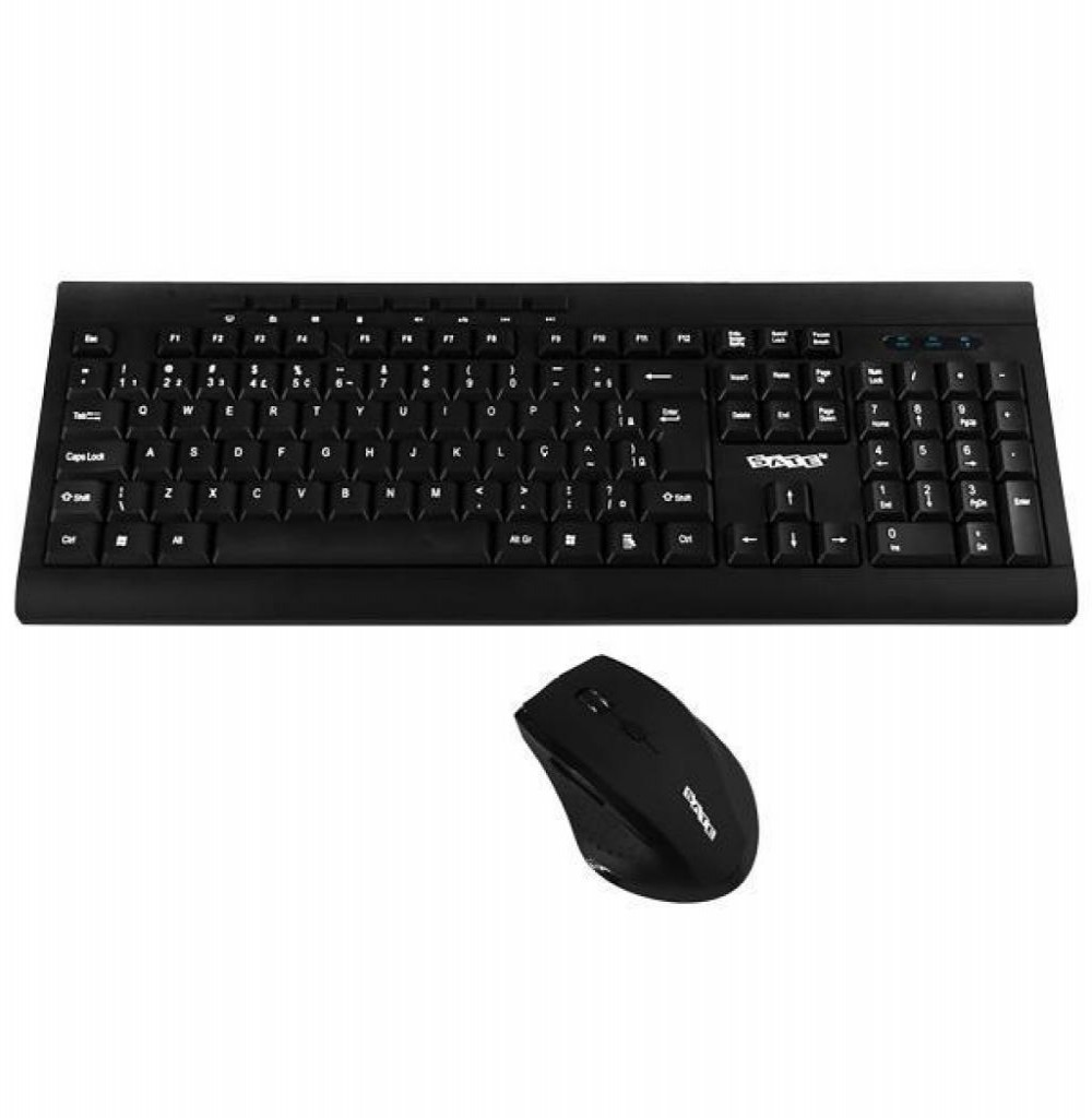 Teclado USB Satellite AK726G Com Mouse Sem Fio Português