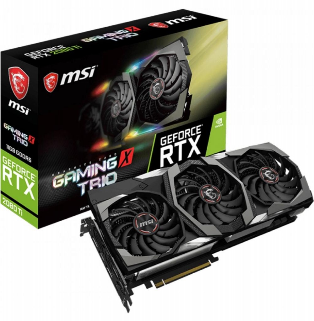 Placa de Vídeo 11GB EXP. GF-RTX2080TI MSI Gaming X Trio