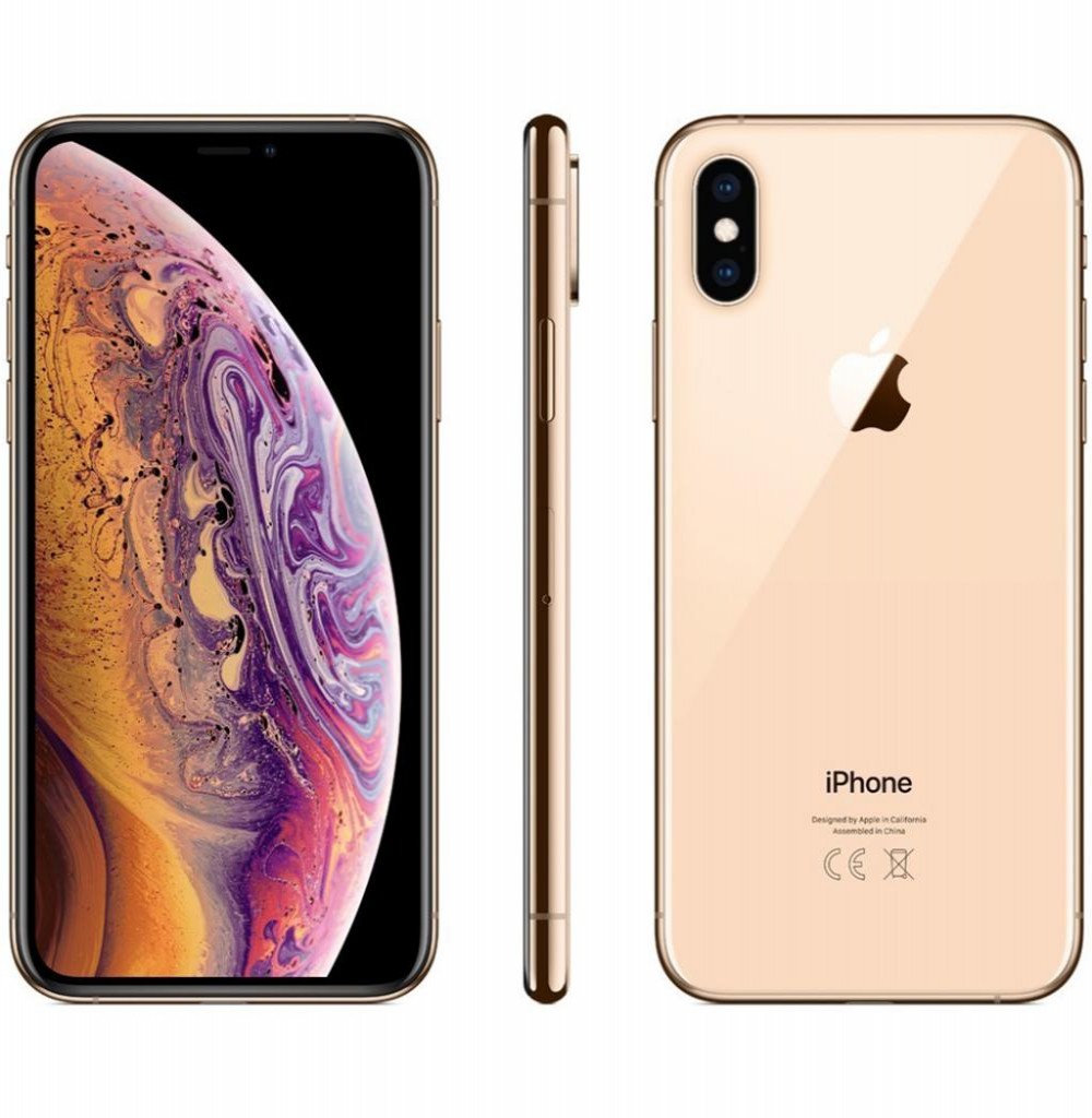 Apple iPhone Xs Max A2101 512GB Super Retina OLED de 6.5" 12MP/7MP iOS - Dourado