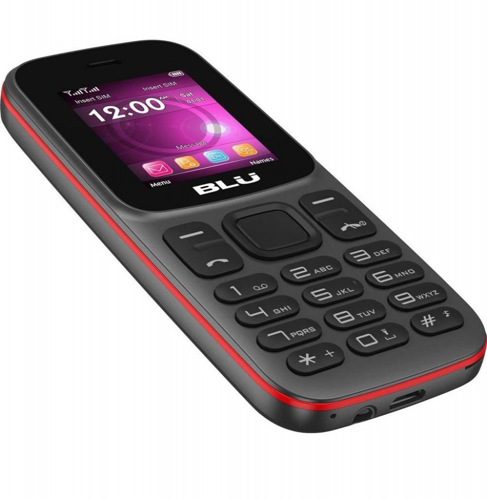 Celular BLU Z5 Z211 Dual SIM Tela de 1.8" Câmera VGA/Rádio FM -Grafite 