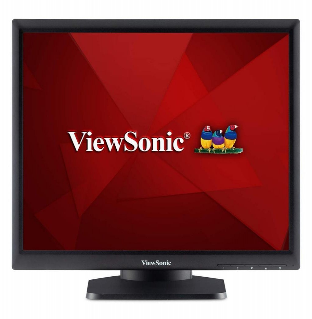 Monitor Led Viewsonic TD1711 de 17" Touch Screen com entrada USB / Saídas de Vídeo VGA e HDMI / RS232 - Preto