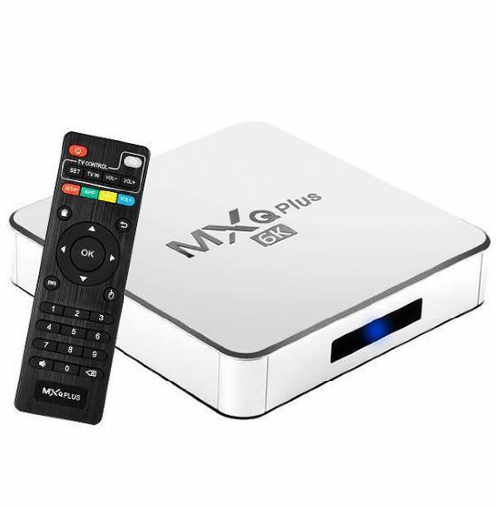 Receptor Digital IPTV MXQ Plus 1+8 Branco