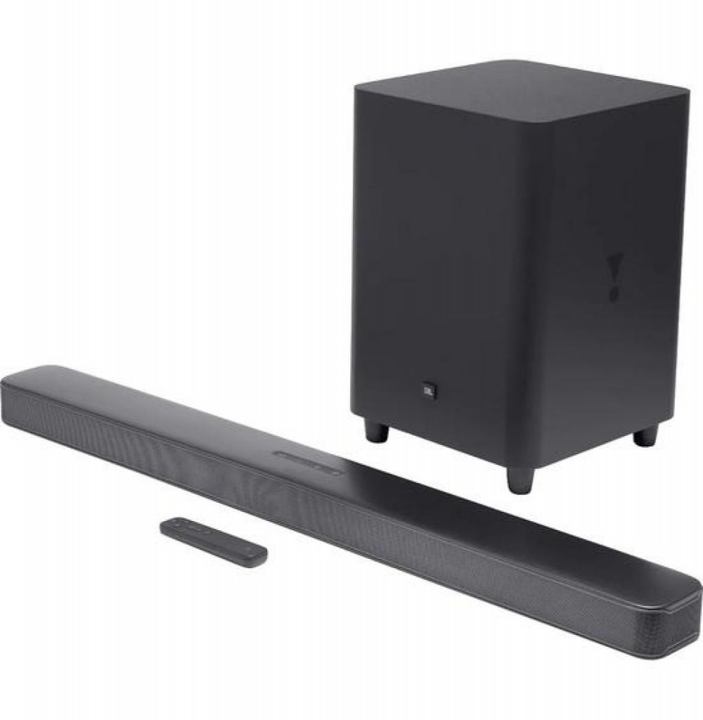 Caixa de Som JBL Soundbar 5.1 Surround 4K 550W Bivolt