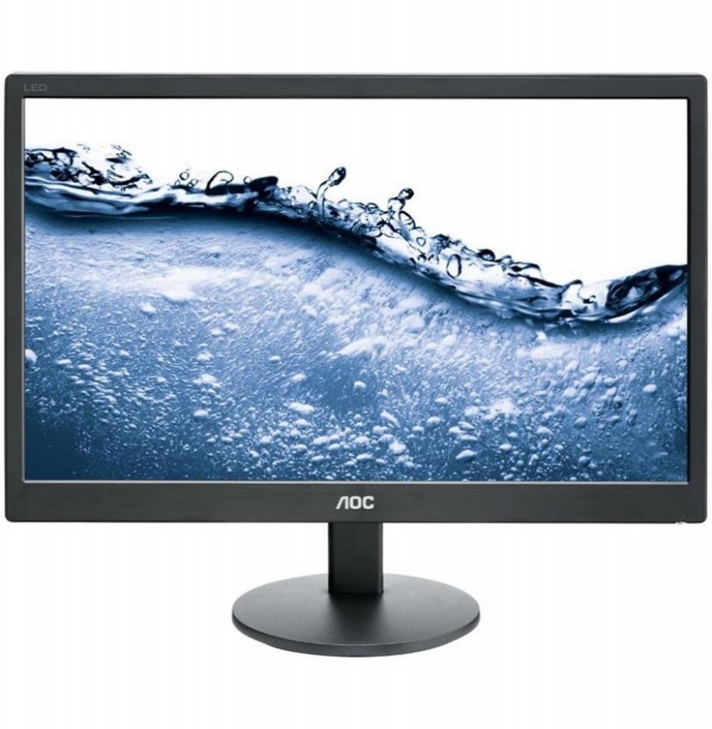 Monitor AOC E2070SWN 19.5" Widescreen LED Preto 