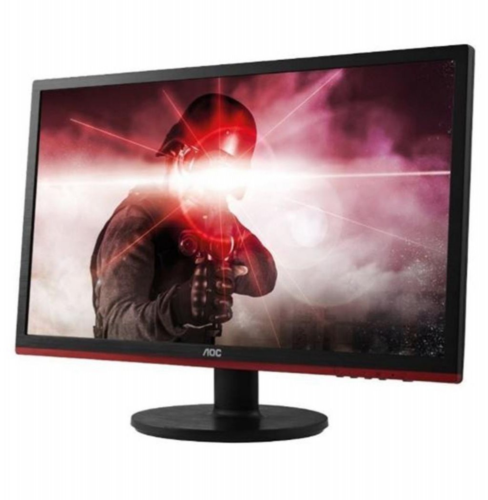 Monitor AOC G2260VWQ6 21.5" LED Full HD com DisplayPort/HDMI Bivolt - Preto/Vermelho