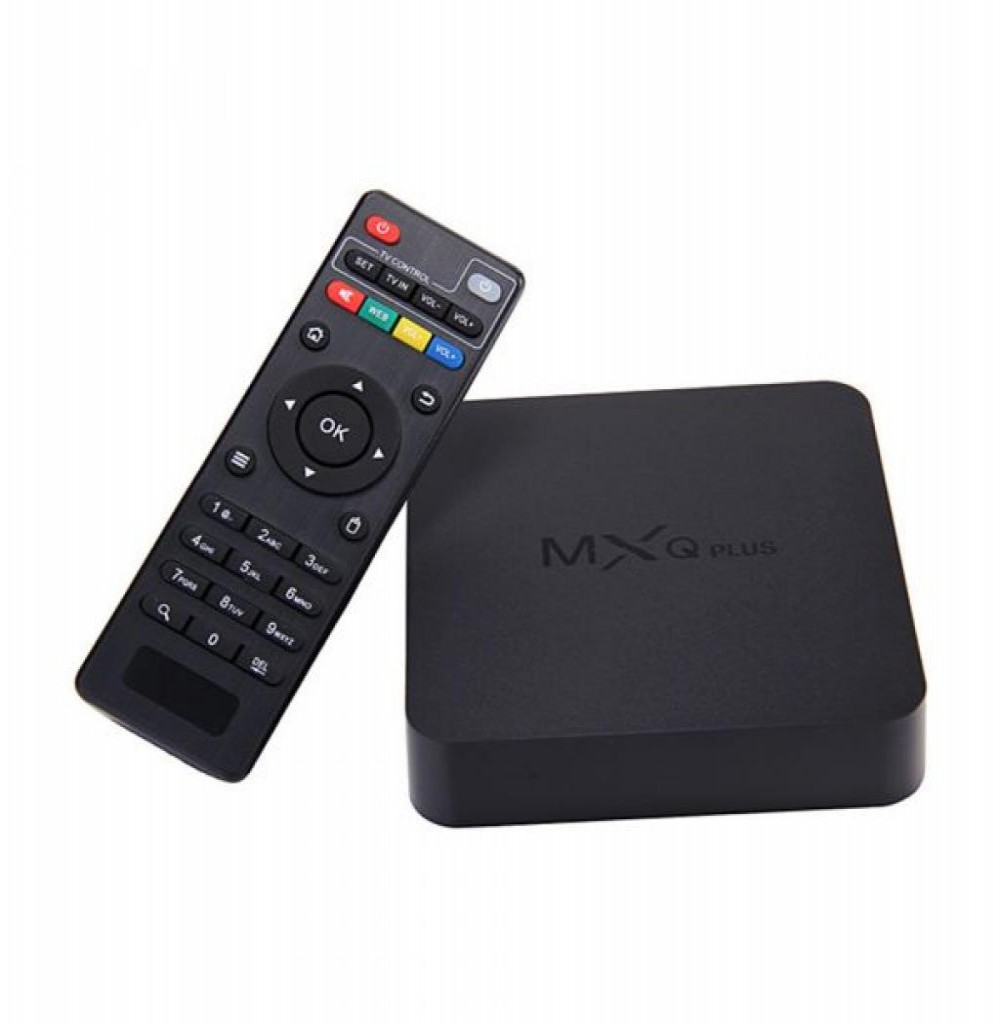 Receptor Digital IPTV MXQ Plus 4K 4+32 Black 