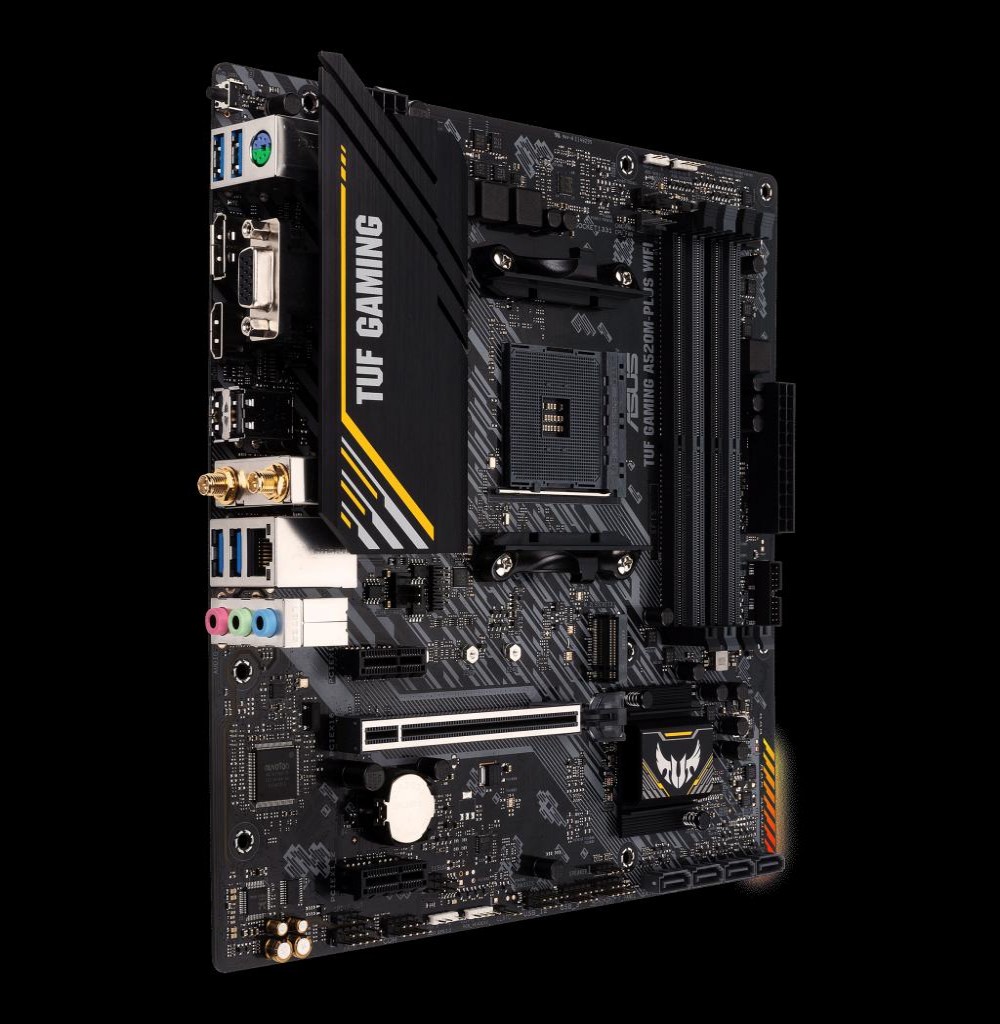 Placa Mae AMD (AM4) Asus A520M-Plus Tuf Gaming Wifi
