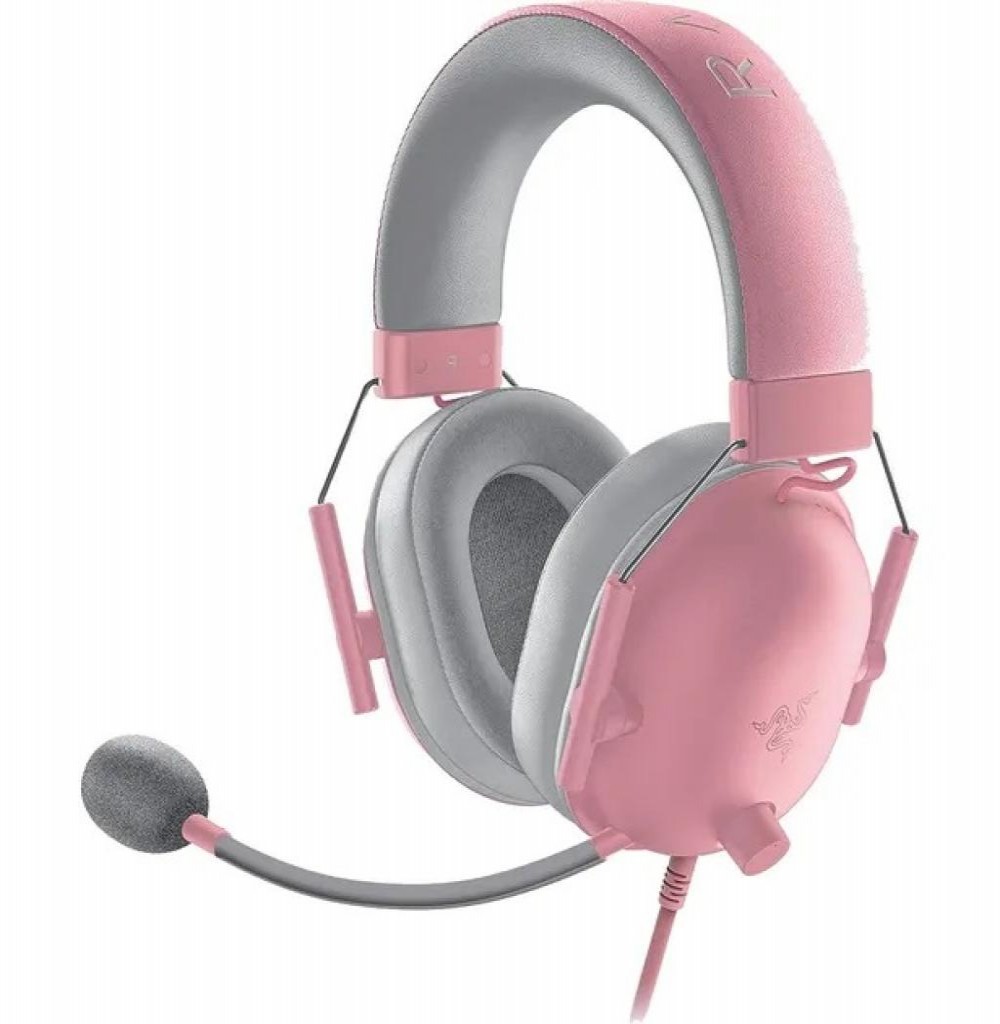 Fone Razer Blackshark V2 X Quartz Rosa (RZ04-03240800-R3U1) Fone Razer Blackshark V2 X Quartz Rosa (RZ04-03240800-R3U1)