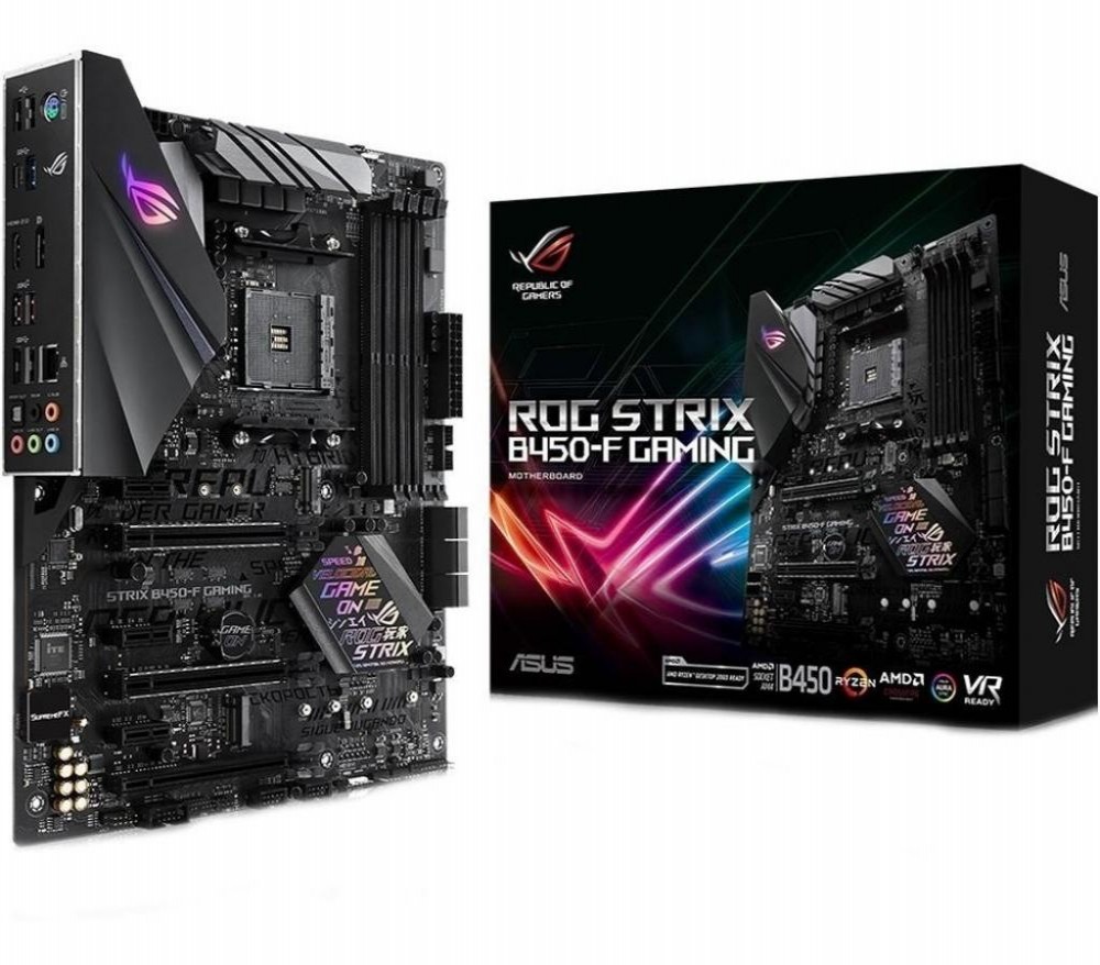 Placa-Mãe AMD (AM4) Asus B450-F Rog Strix Gaming