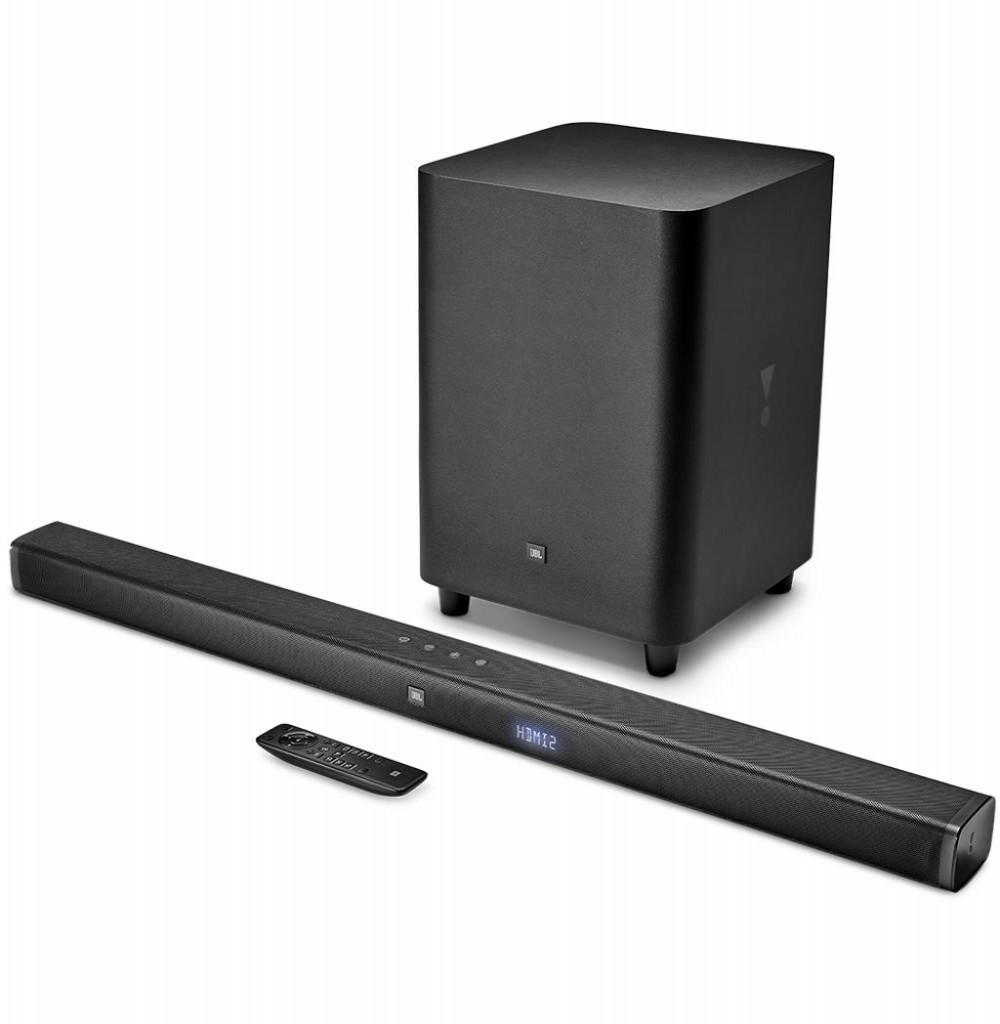 Soundbar JBL Bar 3.1 450W com Bluetooth/HDMI/USB/Optical Bivolt - Preto