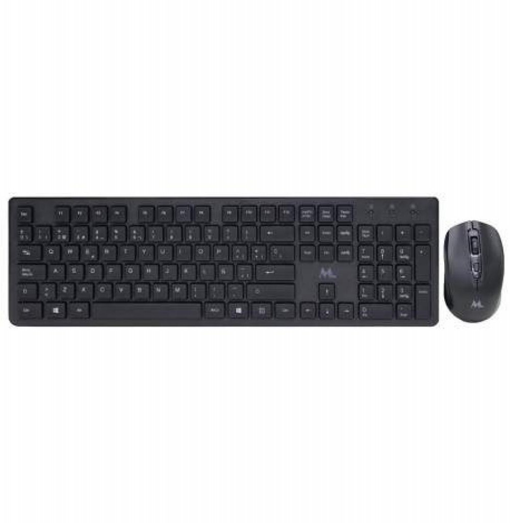 Teclado USB Mtek KM0139 Com Mouse Sem Fio Espanhol