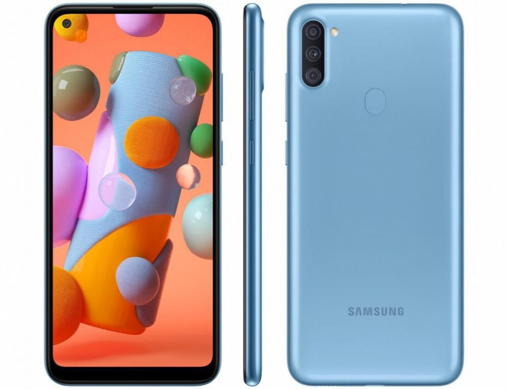 Celular Samsung A11 A115M Dual Sim 64GB Azul