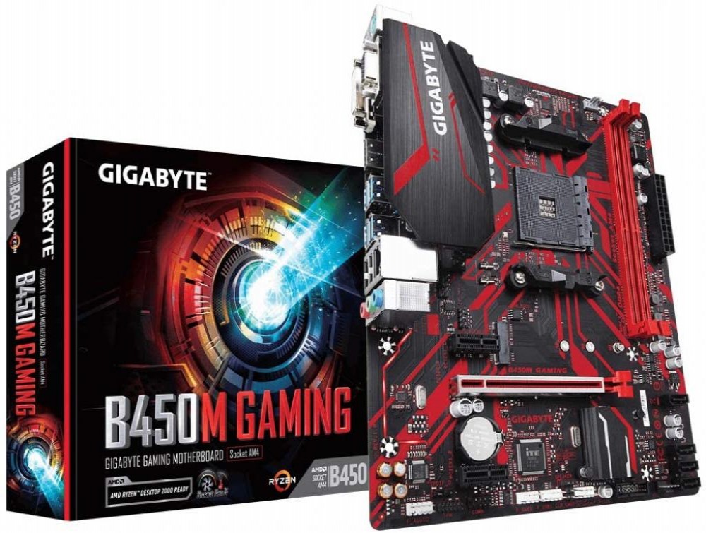 Placa Mãe Gigabyte B450M Gaming AMD (AM4)