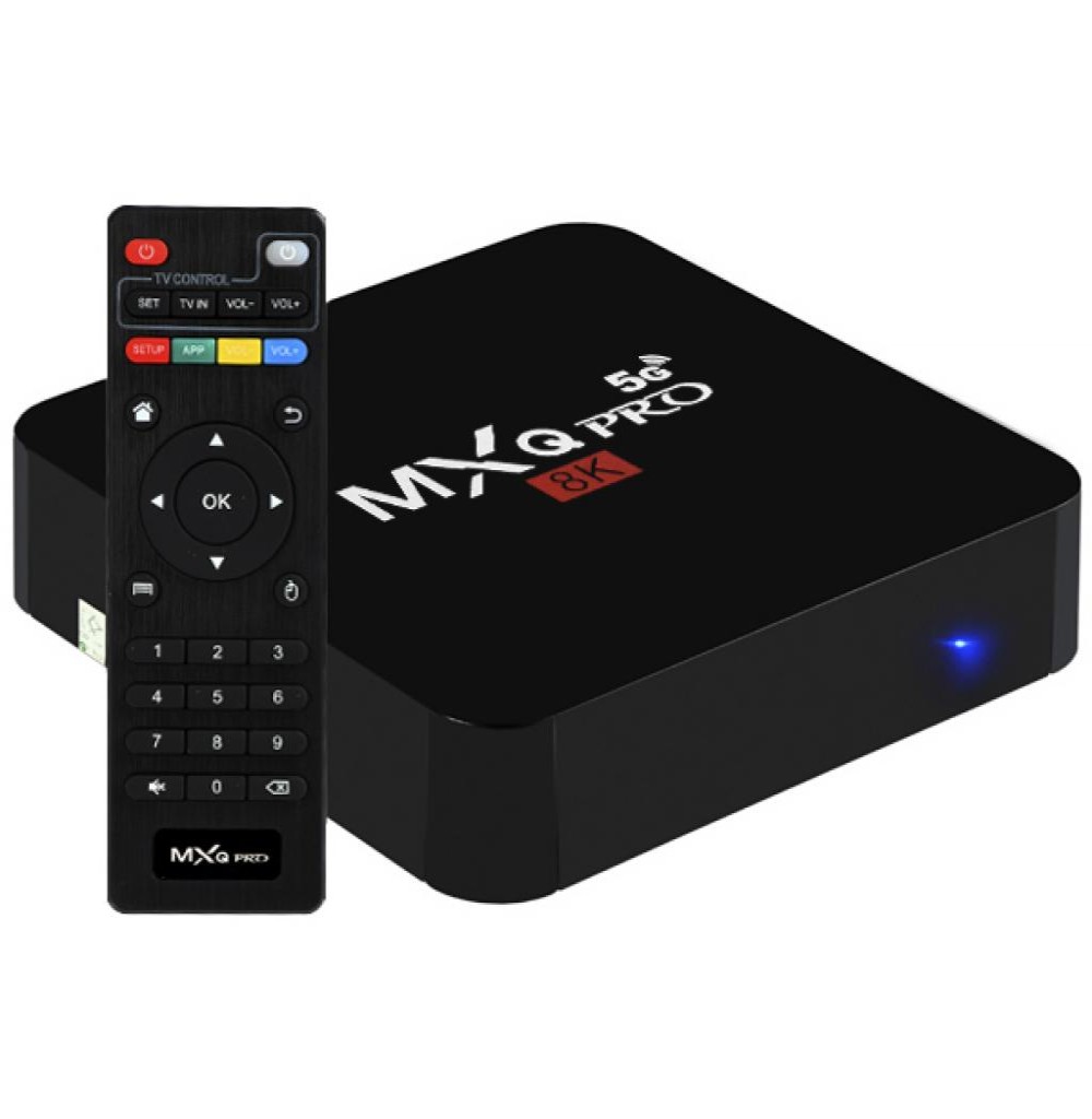 Receptor Digital IPTV MXQ PRO 8K 4+64GB 5G