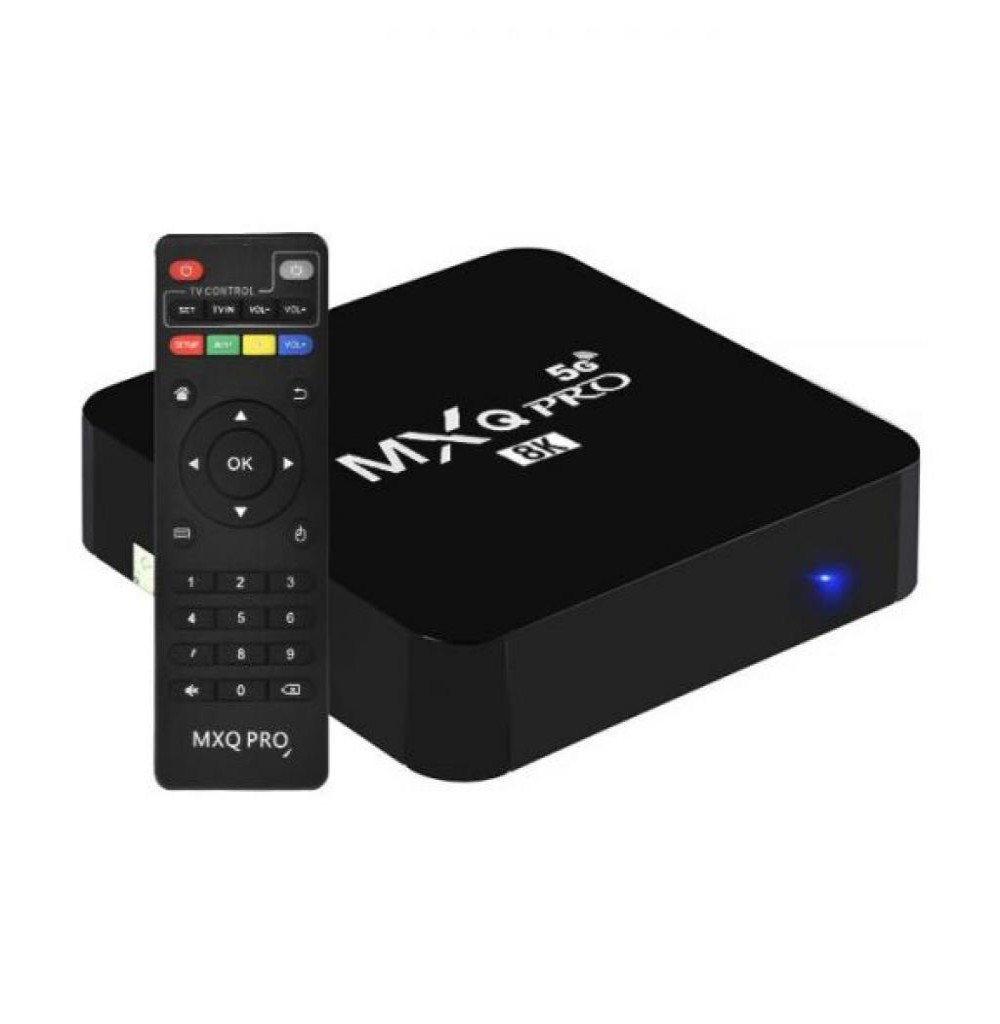 Receptor Digital IPTV MXQ PLUS 8K 4+64 BLK 5G