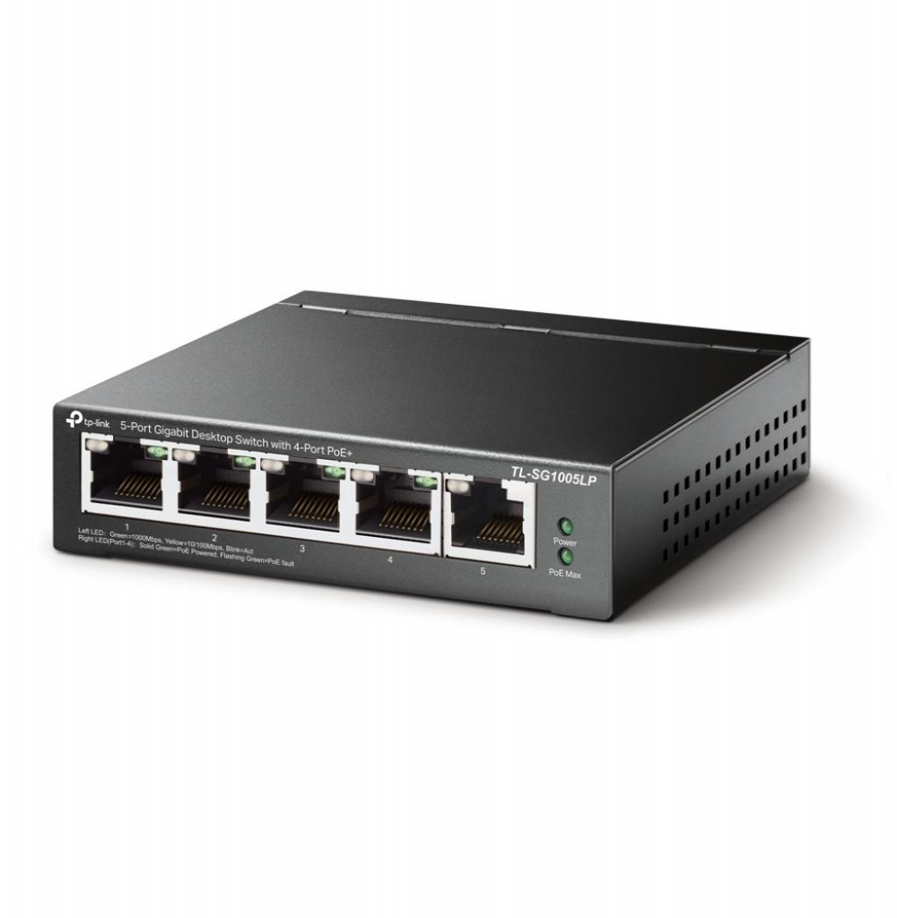 Hub Tp-Link TL-SG1005LP 10/100/1000 POE+ 5 Portas