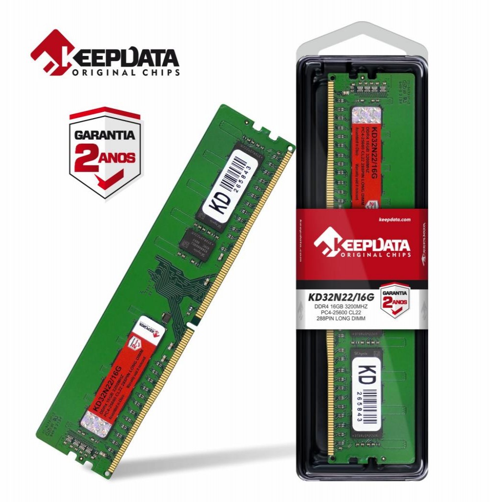 Memória Ram Keepdata KD32N22/16G DDR4-16GB 3200