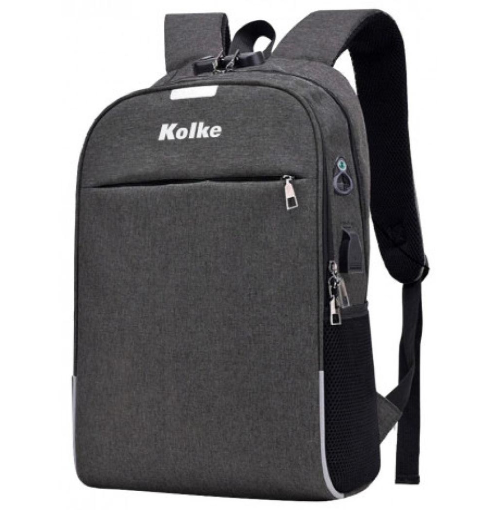 Mochila Para Notebook 15.6" Kolke KVM-339 Cinza Escuro