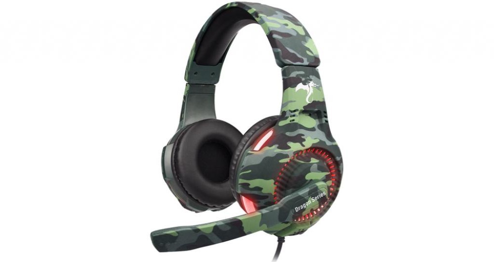 Fone Kolke KGA-487 Trooper Gamer Camuflado/Red