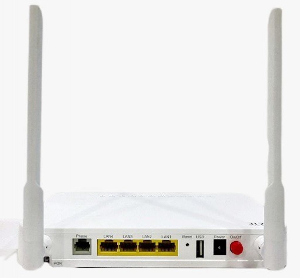 F. ONU GPON WIFI AC ZTE F670L 1POT+4GE 2.4G/5G
